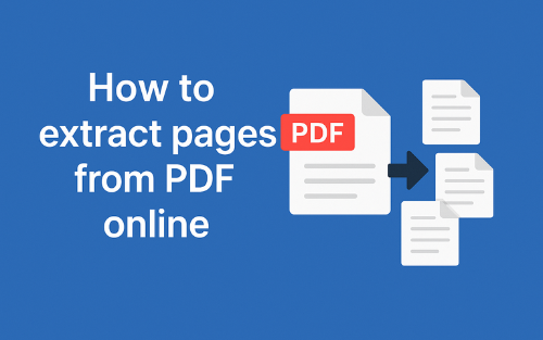 extract pages from pdf online