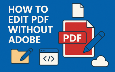 how to edit pdf without adobe