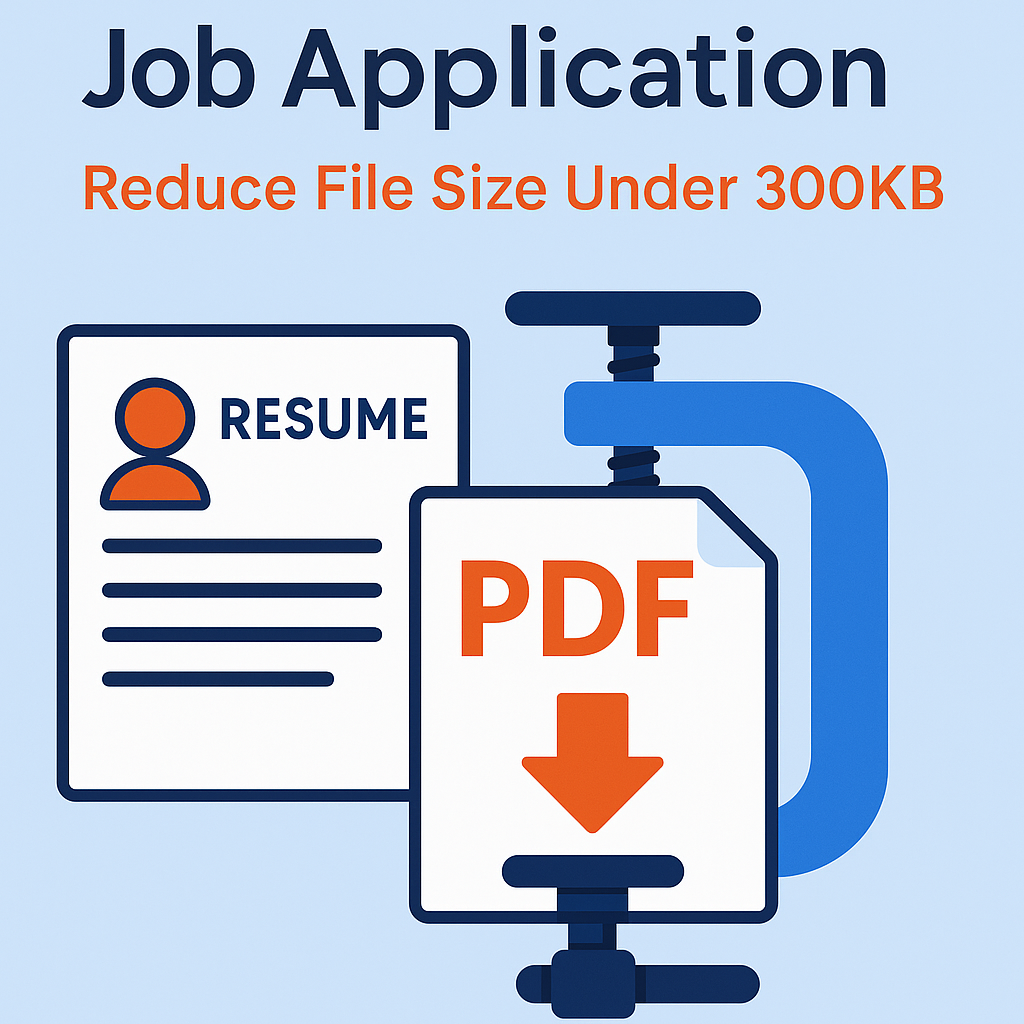 compress pdf for job application