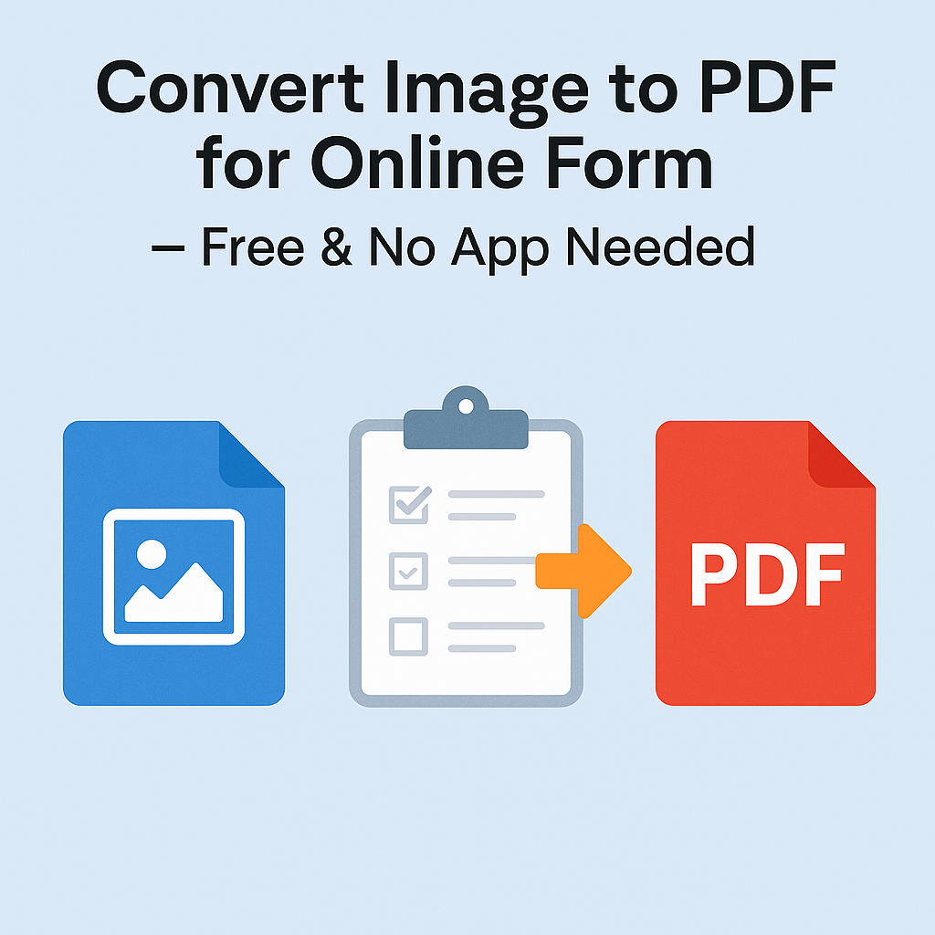 convert image to pdf for online form